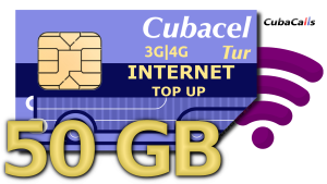 Cubacel Tur 50GB Internet